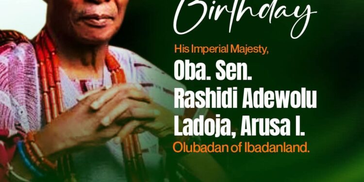 Adegoke Celebrates Olubadan Ladoja at 82, Marks First Year on Throne