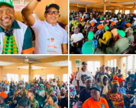 ADC Guber Candidate, Adegoke Welcomes APM members Into Party In Ogo-Oluwa, Surulere Local Govts  ……. Pledges Establishment Of Specialist Hospital In Oke-Ogun