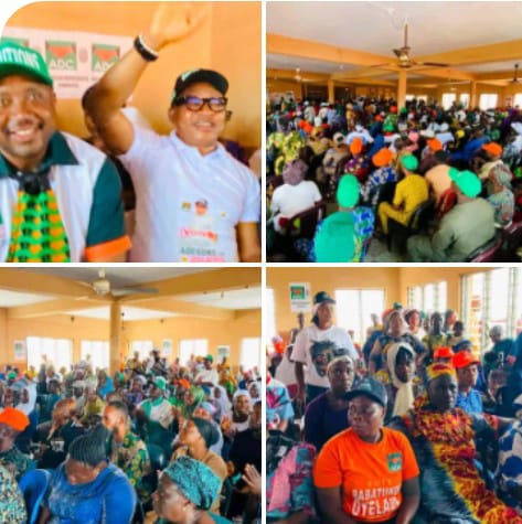 ADC Guber Candidate, Adegoke Welcomes APM members Into Party In Ogo-Oluwa, Surulere Local Govts  ……. Pledges Establishment Of Specialist Hospital In Oke-Ogun